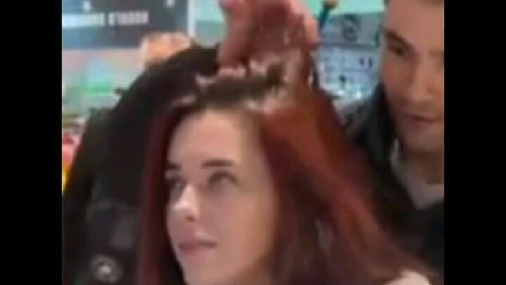 Young Lady Tries Out the Soul Extractor