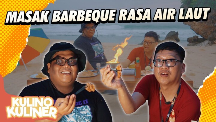 Memasak Korean Barbeque di Pinggir Pantai Sampe Kebakaran 🔥 // Kulino Kuliner