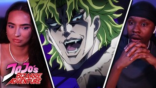 MY GIRLFRIEND REACTS TO - JOJO'S BIZARRE ADVENTURE Part 1 Episode 3 | Reaction!