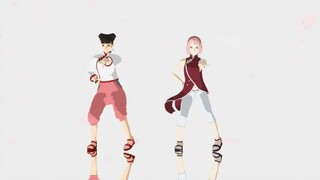[ MMD BORUTO ] Purple Kiss - Sakura, Tenten