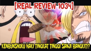 REAL REVIEW 1034 BANGKITNYA KENBUNSHOKU HAKI TINGKAT TINGGI SANJI!?