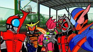 [Jika Kamen Rider semua bersekolah di sekolah yang sama - Pertandingan Bola Basket]