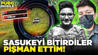 SASUKE'Yİ BİTİREN ADAMLARI PİŞMAN ETTİM 😡 2 KERE 1v4 ATTIM Pubg Mobile