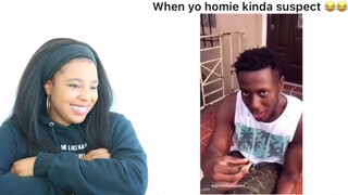 "GIRL HE FUNNY AF" COMPILATION | Reaction