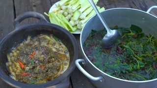 Cơm Chiều trên Sông Nước Miền Tây ● Canh Rau Tập Tàng, Cá Kho Tiêu | Nét Quê #85