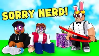 I PRETENDED to be A NERD then BEAT UP BULLIES!! (blox fruit)