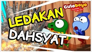LEDAKAN DAHSYAT mirip LEBANON di rumah Mas Dafa | Culoboyo - Kartun Lucu