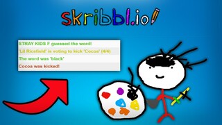 How to get kicked in Skribbl.io