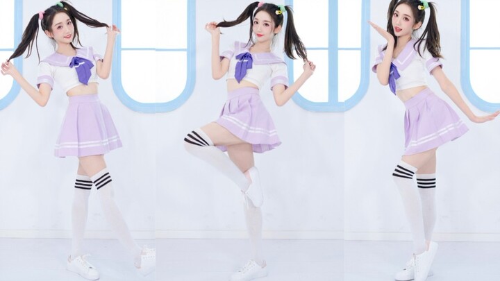 【Qingqing】Vital energy explodes! The cute girl with long legs and double ponytails is jumping ♥heart