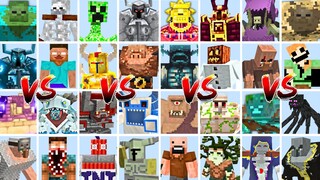 MASSIVE MINECRAFT BOSSES TOURNAMENT | Minecraft Mob Battle