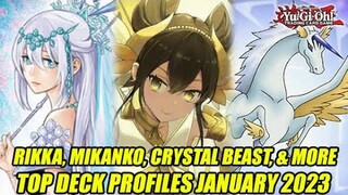 Rikka, Mikanko, Crystal Beast, & More! Yu-Gi-Oh! Top Deck Profiles January 2023