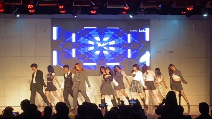 【Panorama】［izone］A very atmospheric performance at the welcome party | Cover dance by Hunan Universi