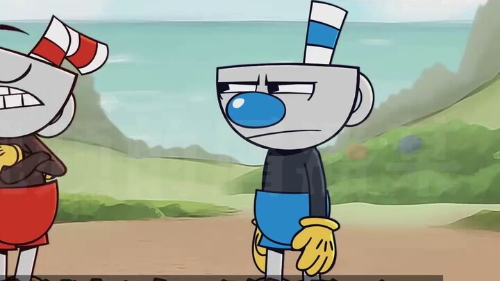 Cuphead spins the water in his head [funny]