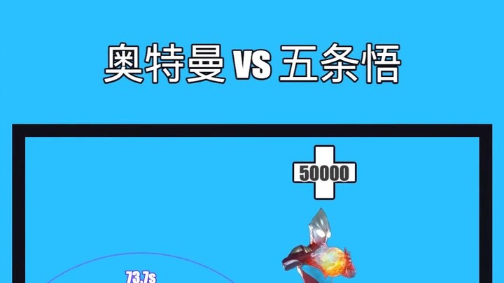 Ultraman vs Gojo Satoru 【Đối đầu bóng nhỏ】