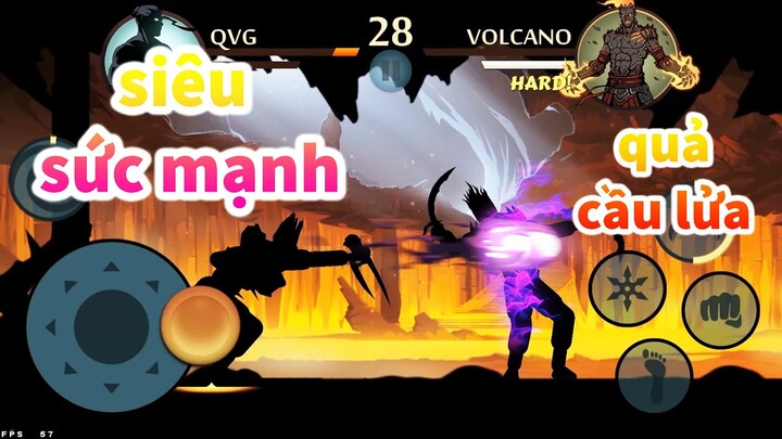 SHADOW FIGHT 2 - CÁCH CHIẾN THẮNG HERO BOSS VOLCANO LỬA ĐỊA NGỤC VÀ MEGALITH BĂNG