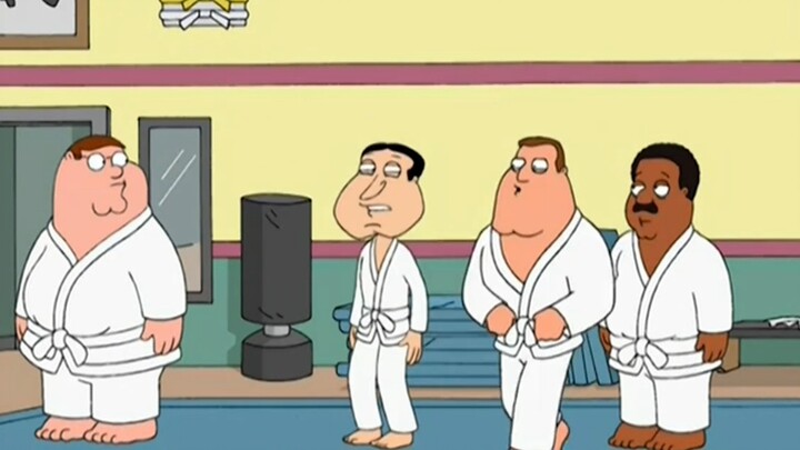 Family Guy: Joe meninggalkan istri dan teman-temannya setelah kakinya pulih, dan Pete serta ketigany
