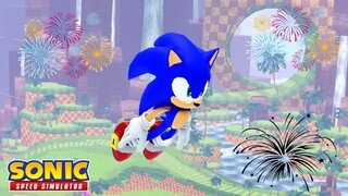 THE *NEW* SONIC SPEED SIMULATOR FIREWORKS FESTIVAL OBBY!