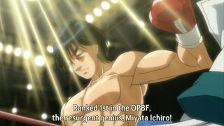 Ippo, the hardcore fan of Miyata | Hajime no Ippo: The New Challenger