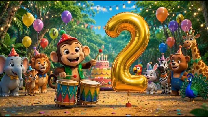 🦁🎂 जंगल में जन्मदिन की शानदार पार्टी | Jungle Birthday Party🐯🎉 जंगल के जानवरों की Birthday Party