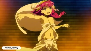Chỉ sợ em nhảy múa hăng quá mà văng cái khăn đi thôi #anime