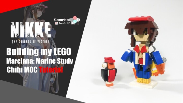 LEGO THE GODDESS OF VICTORY: NIKKE Marciana: Marine Study Chibi MOC Tutorial | Somchai Ud