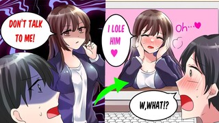 Hot colleague forgot to turn off camera and I found out her secret...(Comic Dub | Manga)