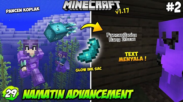 NAMATIN SEMUA ADVANCEMENT #2 - Minecraft Survival Indonesia (29) ~ PancenKoplak
