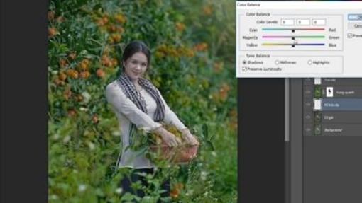 Lên màu ảnh thiếu màu bằng Photoshop CS6