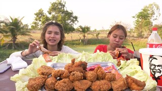 กิน kfc ถาดใหญ่มาก เเซ่บหลาย