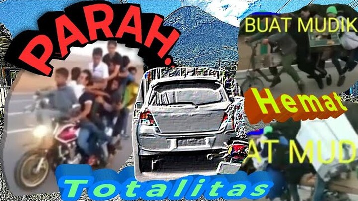 tips mudik hemat 1 keluarga tp gak ky gini juga kali. #lucu #kocak #hiburan