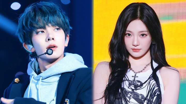 Para idola Kpop yang menari lagu mars mereka sendiri