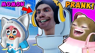 MOMON PRANK ATUN JADI SKIBIDI TOILET SAMPAI NANGIS-! ft @BANGJBLOX