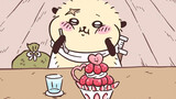 Chiikawa Jiikawa ちいかわ| Koleksi Animasi Otter memotong Otter Eats Desserts