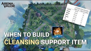 AoV | Counterbuilding guide: When to build CLEANSING support item [Updated for December 2021 patch]