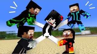 Minecraft, Who's Sadako's Idiot Element Herobrine - Monster School Animation