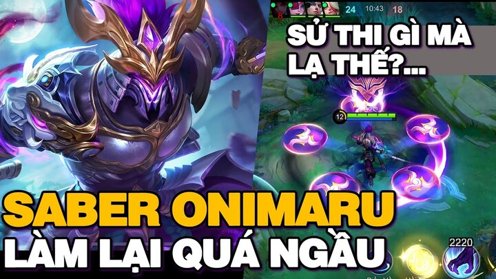 MLBB | SABER ONIMARU MỚI XUẤT HIỆN: HIỆU ỨNG QUÁ ĐẸP! NHƯNG SỬ THI GÌ MÀ LẠ THẾ?? | Tốp Mỡ