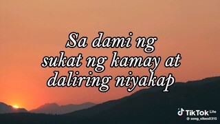 Kahel na langit full lyrics #follow me #new user in bilibili