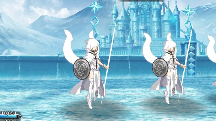 [FGO] Swimsuit Souji Okita's battle mod and Noble Phantasm animation, the final break is so beautifu