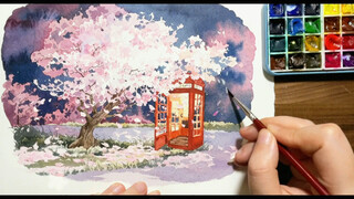 Unscripted Watercolor - Di Bawah Pohon Sakura