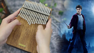 Playing "Hedwig's theme" on the kalimba