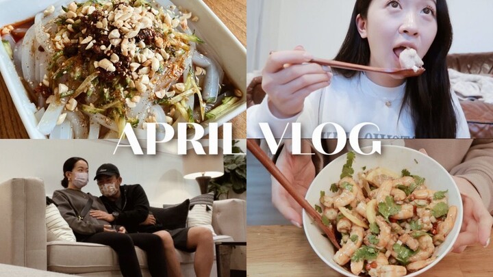APR VLOG｜37周足月啦🎉｜解锁旋子凉粉｜想到什么干什么的悠闲周六｜柠檬虾