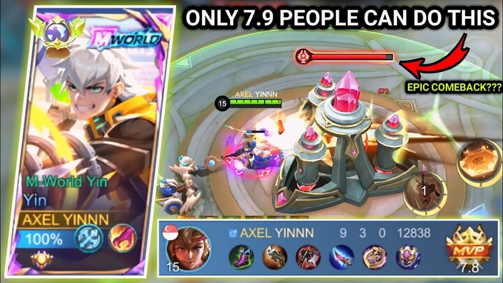 HOW TO WIN EVERY GAME WITH YIN? YIN NEW DAMAGE HACK BUILD & EMBLEM 2024 | MOBILE LEGENDS