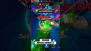 FREDRINN MONTAGE MOMENT !!! GAMEPLAY FREDRINN | FREDRINN BUILD | MLBB