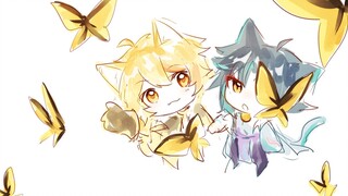 [Genshin Impact Handwriting/Xiaokong] Cat