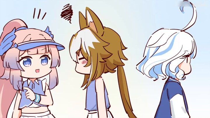 Do you like the scenes I prepared for you? [ Daily Life in Genshin Impact High School ]