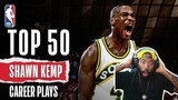 Shawn Kemp's Top 50 BEST Plays REACTION