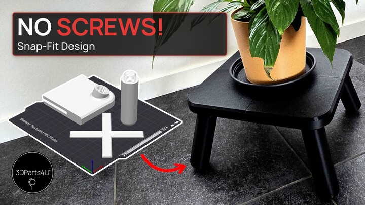 🏠 Mini Table For Room - 3D Printed Table STL - Coffee Table STL - Mini Table For Bed