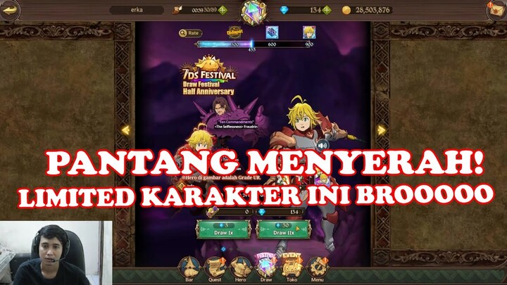 belum menyerah di gacha meliodas losvaine harus dapat!!! ( nanatsu no tazai grandcross indonesia )