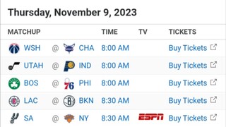 NBA Picks l November 9, 2023 l Philippine Time | Pinoy Silent Picks