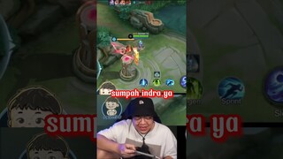 INDRA DOA LU BENER-BENER YAA 🐷 #mobilelegends  #short #losestreak  #deankt